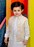 Off White Waistcoat Suit - WKS 015
