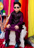 Purple Waistcoat Suit EW 41