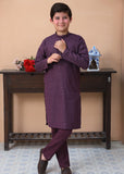 Grape Purple chicken Kurta Trouser - CK 004