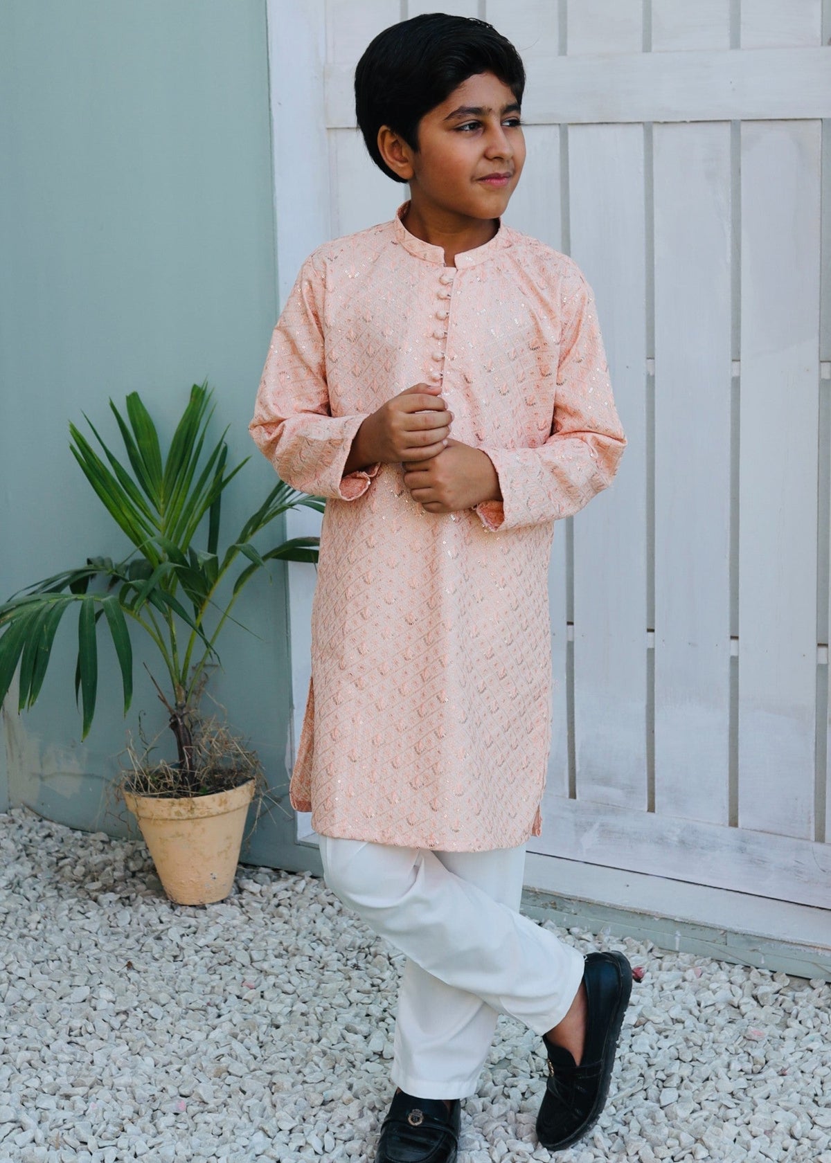 Pale Pink Kurta KT 126
