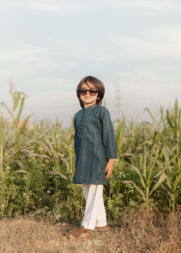 Teal Kurta KT 121