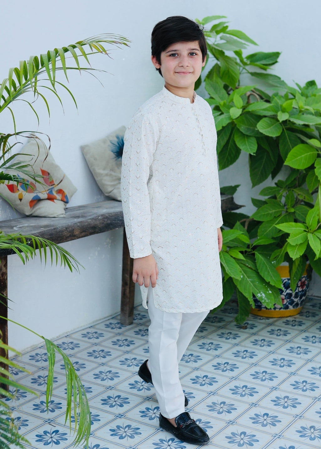 White Kurta KT 115