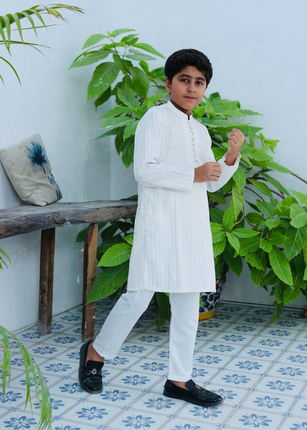White Kurta KT 116
