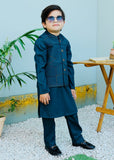 Teal Waistcoat Suit AHW 012