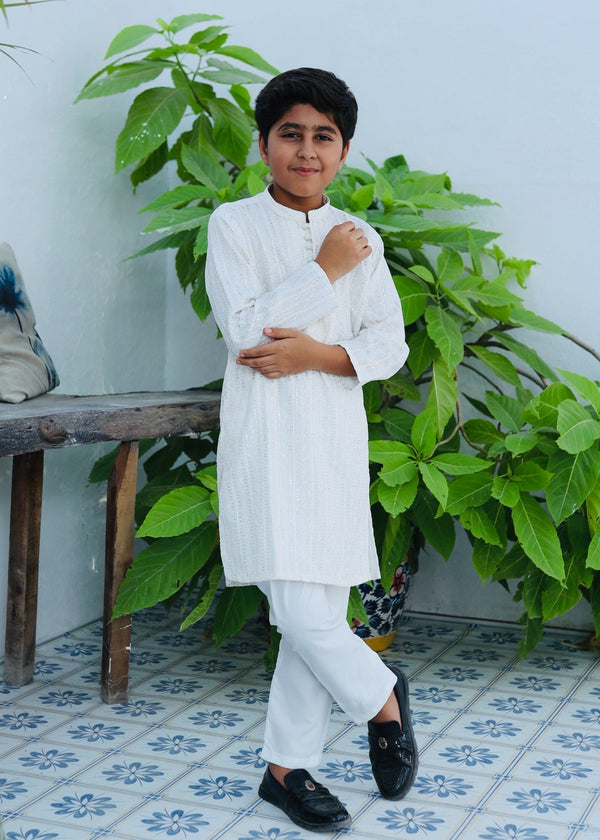 White Kurta KT 116
