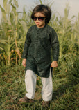 Bottle Green Kurta KT 123