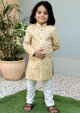 Cream Goldenrod Sherwani S30