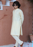 Bright Cream chicken Kurta Trouser - CK 005