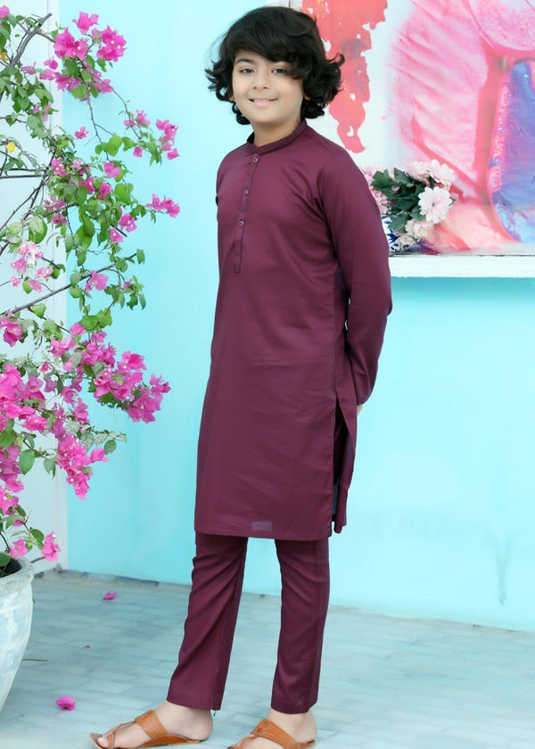 Purple Kurta Trouser KT 102