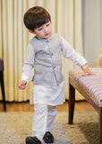 Grey Waistcoat Suit EW31