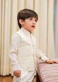 Off White Waistcoat Suit EW36