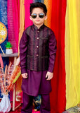 Purple Waistcoat Suit EW 41