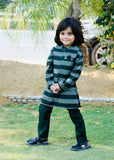 Dark Green Waistcoat Suit AHW 024
