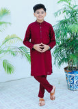 Maroon Kurta Trouser AH 047