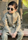 Pistachio Green Waistcoat Suit-AHW-004