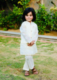 Off White Waistcoat Suit AHW 016