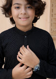 Sable Black chicken Kurta Trouser - CK 002