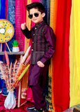 Purple Waistcoat Suit EW 41
