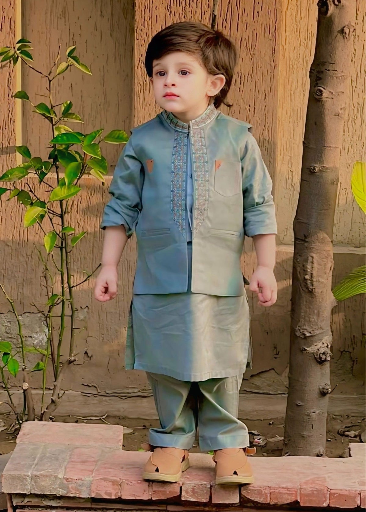 EverGrey Waistcoat Suit-AHW-002