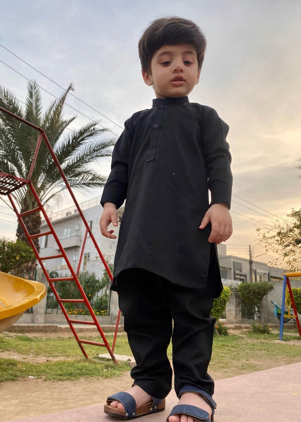 Black kameez shalwar - KS 20
