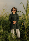 Bottle Green Kurta KT 123