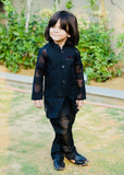 Black Waistcoat Suit AHW 018