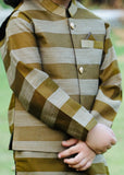 Olive Green Wasistcoat Suit AHW 025
