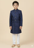 Navy Blue Sherwani S31