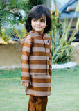 Earth Brown Waistcoat Suit AHW 021