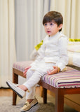 Off White Waistcoat Suit EW36