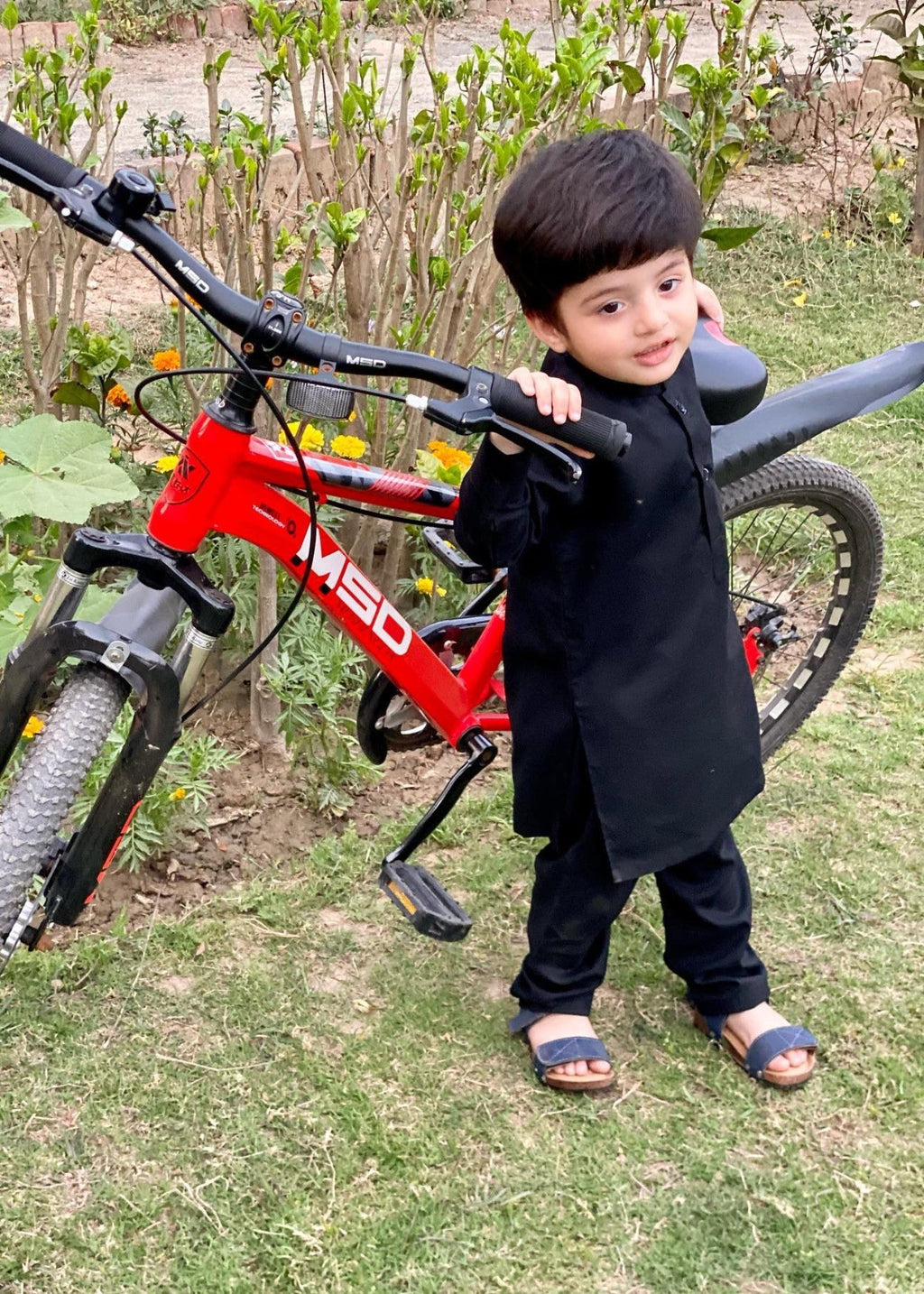 Black kameez shalwar - KS 20