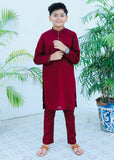 Maroon Kurta Trouser AH 047