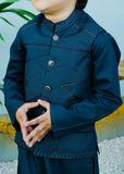 Teal Waistcoat Suit AHW 012