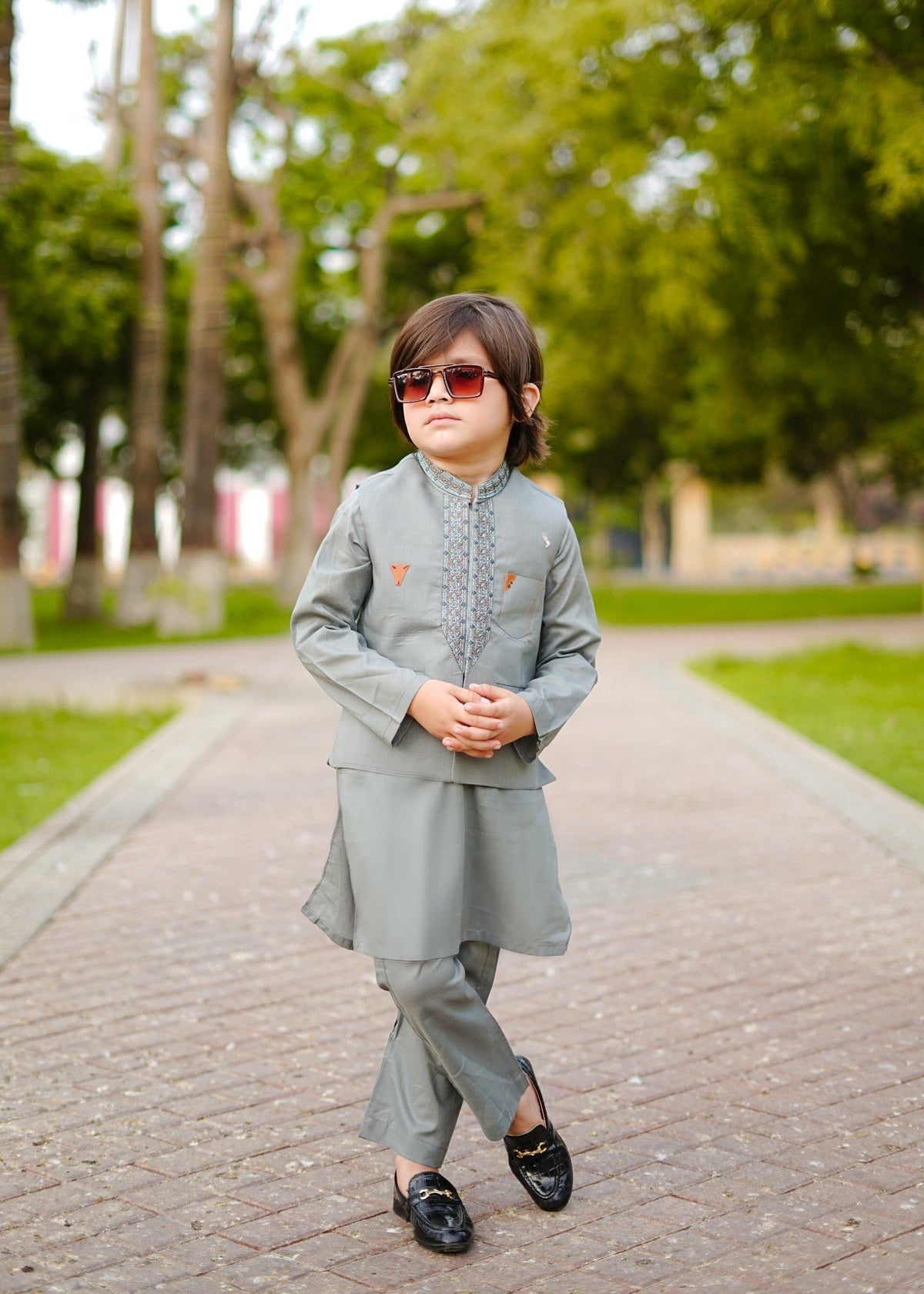 EverGrey Waistcoat Suit-AHW-002