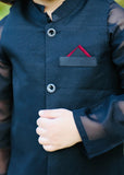 Black Waistcoat Suit AHW 018