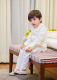 Off White Waistcoat Suit EW36