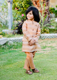 Peach Orange Waistcoat Suit AHW 017