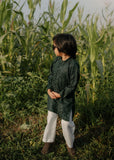 Bottle Green Kurta KT 123