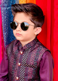 Purple Waistcoat Suit EW 41