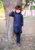 Blue Embroidered Only Waistcoat EW34