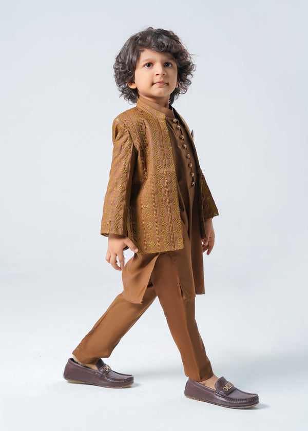 Brown Prince Coat Suit P34