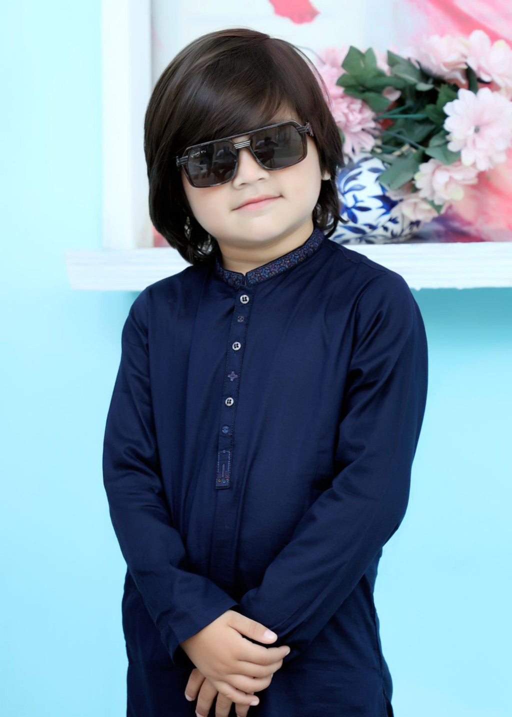 Dark Blue Kurta Trouser KT 103