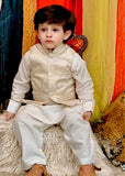Off White Waistcoat Suit - WKS 015