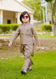 Pine Brown Waistcoat Suit-AHW-004