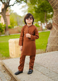 Bronze Kurta Trouser-AH 048