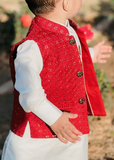 Red Sequence Only Waistcoat EW38