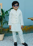 Cream Waistcoat Suit AHW 009