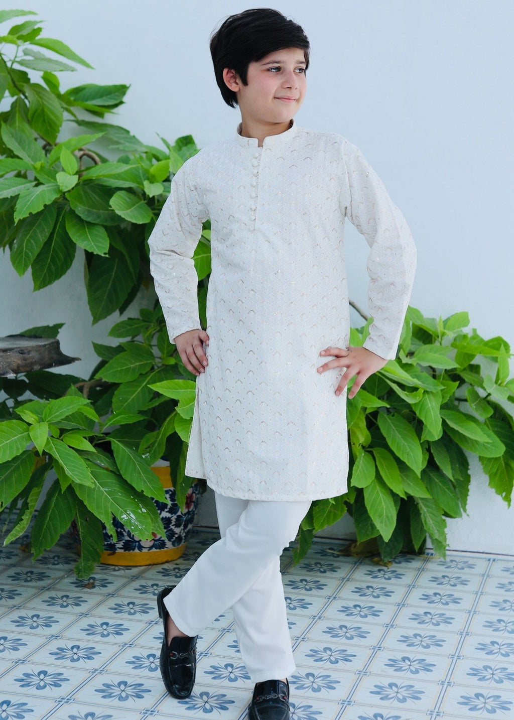 White Kurta KT 115