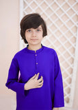 Slate Blue Kurta Trouser-AH 045
