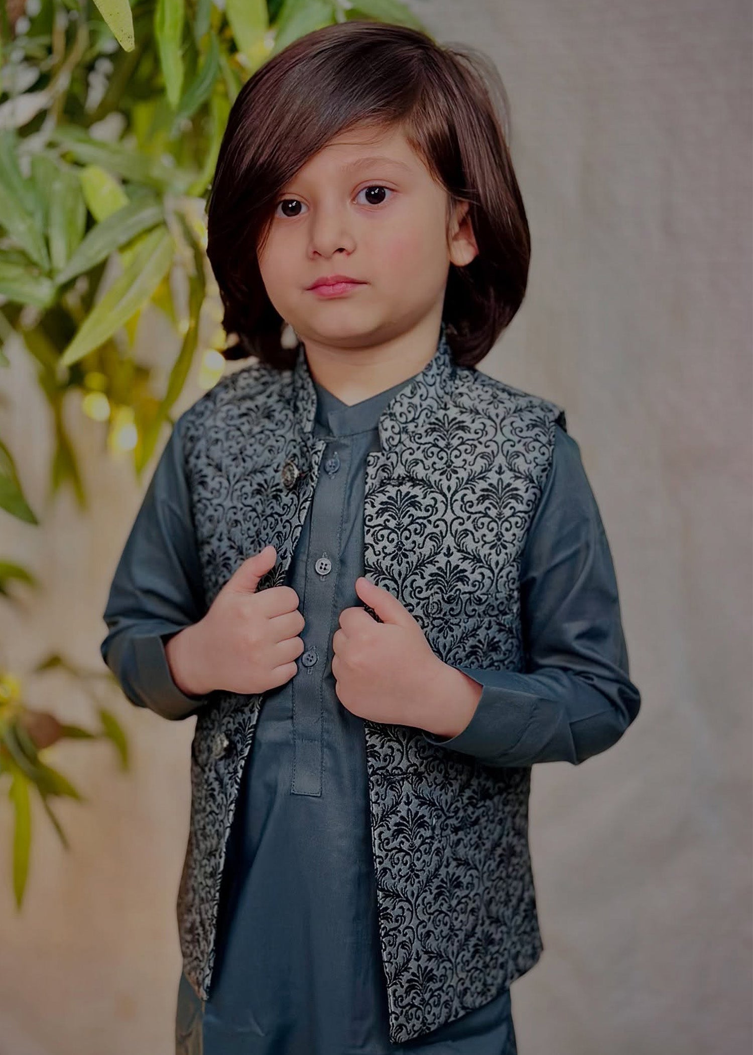 Grey Waistcoat Suit - WKS 018 Secondary image